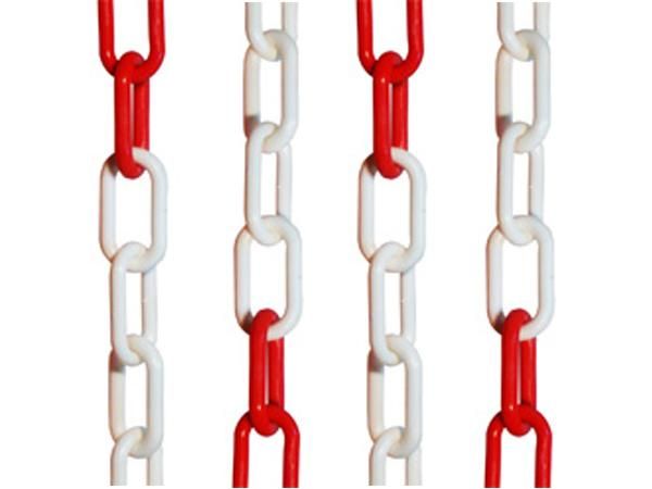 CADENA PLAST ROJA BLANCA BOLSA X 100MTS