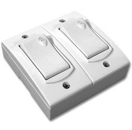 2 INTERRUPTORES EXTERIOR JELUZ