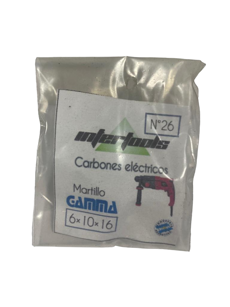 CARBON 6X10X16 MARTILLO GAMMA (26P)