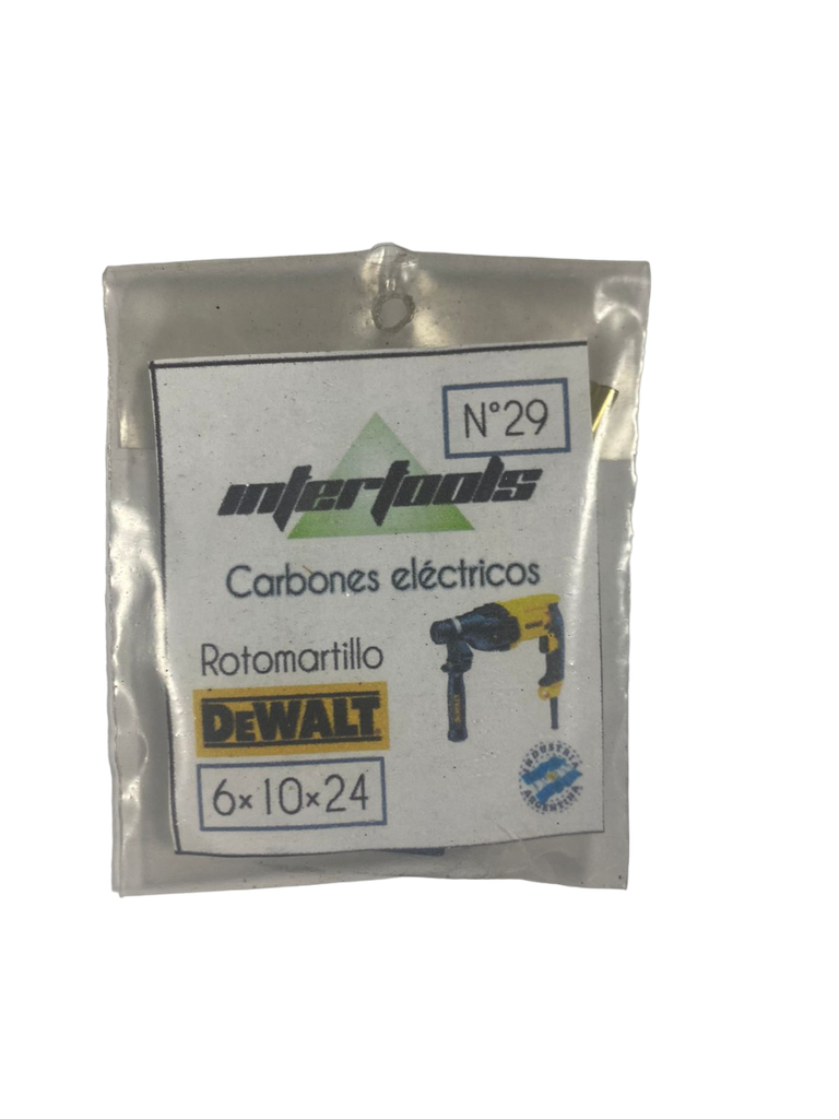 CARBON 6X10X24 ROTOMARTILLO DEWALT (29.P)