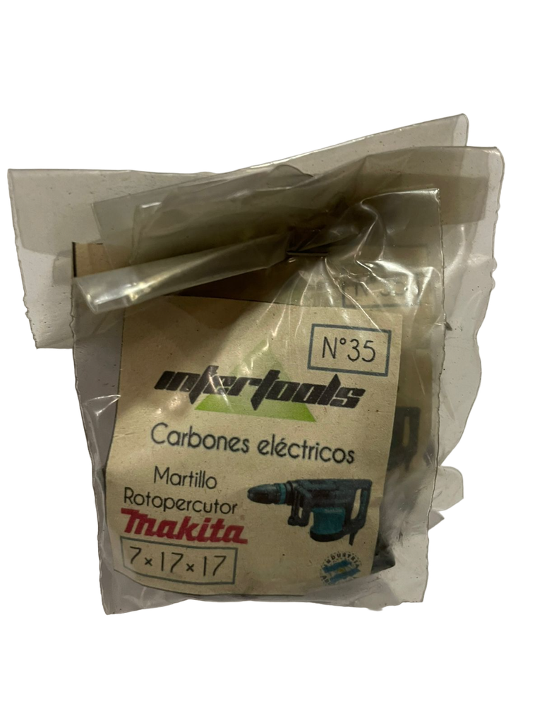 CARBON 7X17X17 MARTILLO ROTOPERCUTOR MAKITA (35P)