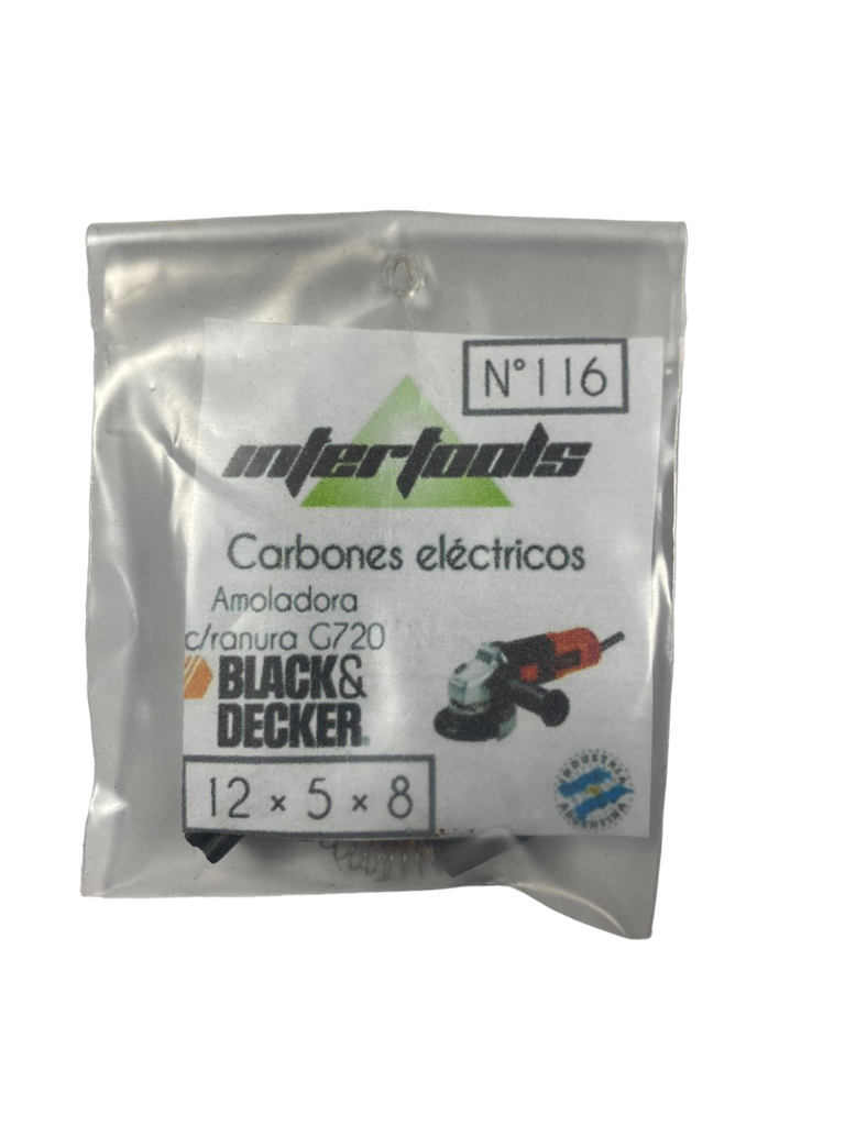 CARBON 12X5X8" AMOLADORA B&D CON RAN (116)
