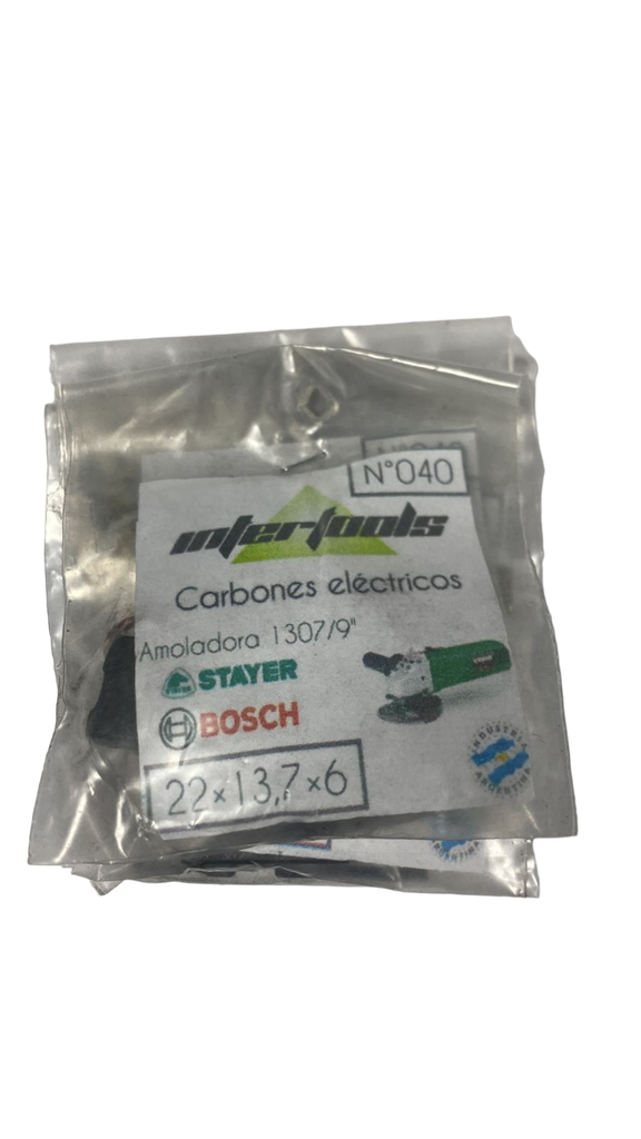 CARBON 22X13.7X6 BOSCH/STAYER AMOLADORA 1307 (040)
