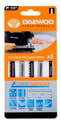 HOJAS DE SIERRAS 5PCS (DWKIT5JS)