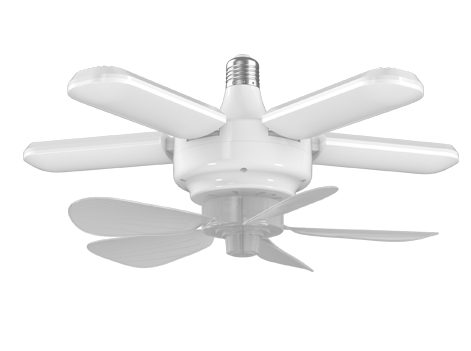 LAMPARA LED CON VENTILADOR C/ CONTROL 40W GRANDE