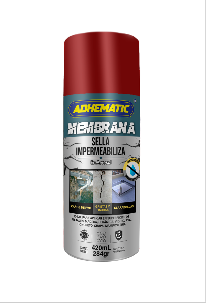 MEMBRANA ASFALTICA EN AEROSOL ROJA X 430ML