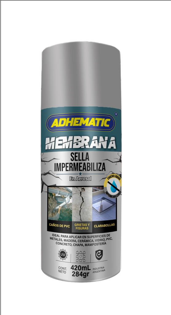 MEMBRANA ASFALTICA EN AEROSOL GRISX 430ML
