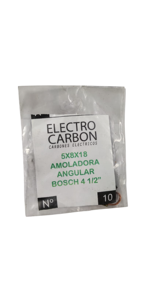 ELECTRO CARBON 5X8X18 ANGULAR BOSCH 4 1/2"