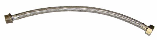 [35005] FLEXIBLE MALLADO DE ACERO P/ AGUA 1/2 X 35CM
