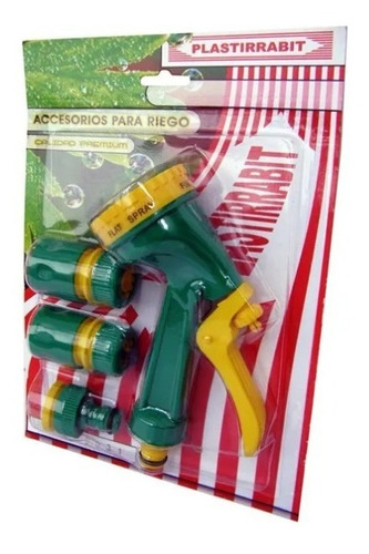 [35014] SET 4 PIEZAS CONECTORES CON PISTOLA PARA MANGUERA