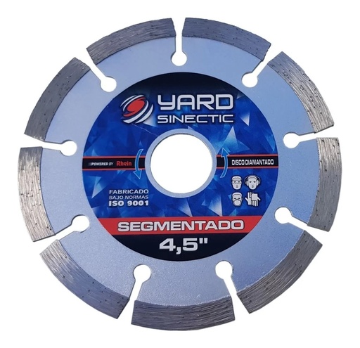 [41001] DISCO DIAMANTADO SEGMENTADO 4,5" YARD