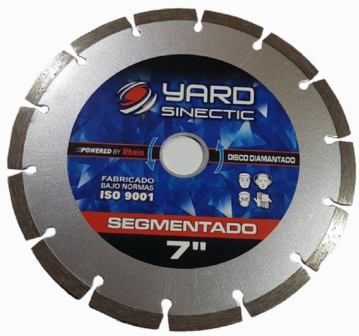 [41002] DISCO DIAMANTADO SEGMENTADO 7" YARD