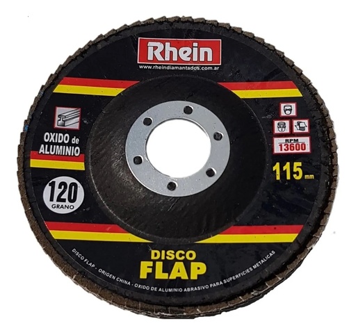 [41112] DISCO FLAP OXIDO ALUM. 7" 80 RHEIN