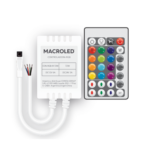 [53075] CONTROLADOR RGB INFRARROJO
