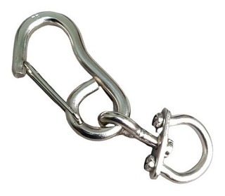 [60001] MOSQUETON DE SEGURIDAD "TR" NIQUELADO A. 00