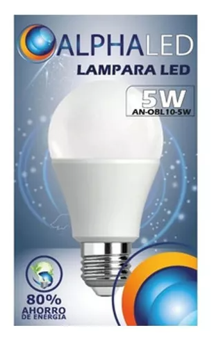 [9006] LAMPARA LED FRIA 5W VELA