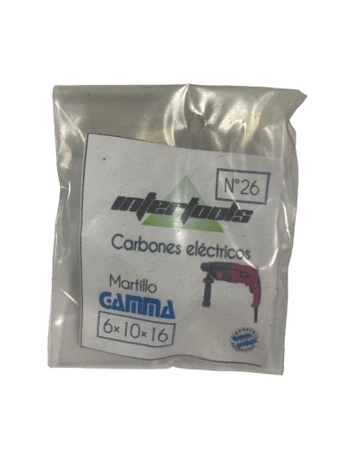 [67003] CARBON 6X10X16 MARTILLO GAMMA (26P)