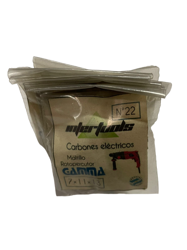 [67007] CARBON 7X11X13 MARTILLO ROTOPERCUTOR GAMMA (22P)