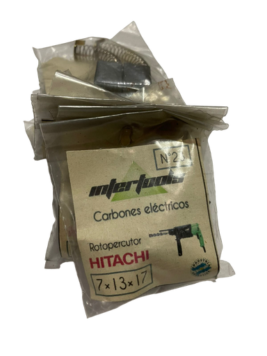 [67008] CARBON 7X13X17 ROTOPERCUTOR HITACHI (23P)