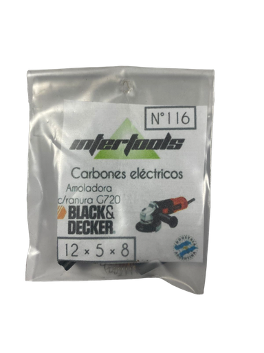 [67011] CARBON 12X5X8" AMOLADORA B&D CON RAN (116)