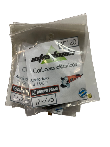 [67018] CARBON 17X7X5 DOWN PAGGIO AMOLADORA 4 1/2 (120)