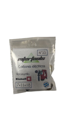 [67030] CARBON 7X11X18 ROTOMARTILLO EINHELL (33P)