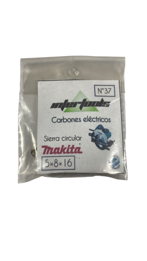 [67035] CARBON 5X8X16 MARTILLO ROTOPERCUTOR 13MM BOSCH (39P)