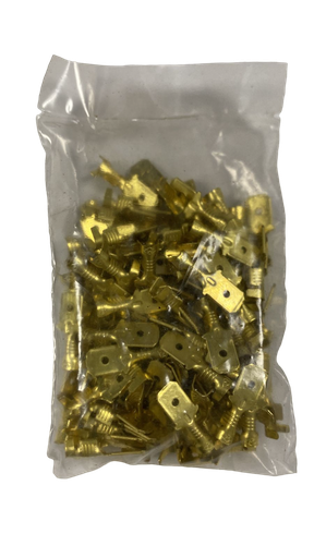 [67044] TERMINAL 2,85X0,5MM MACHO CHICO COND 0,8-2MM X100U N°2 (123)
