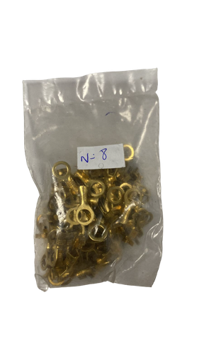 [67062] TERMINAL Ø8MM OJAL PLACA. COND 0,8-2MM X100 N°8 (128)