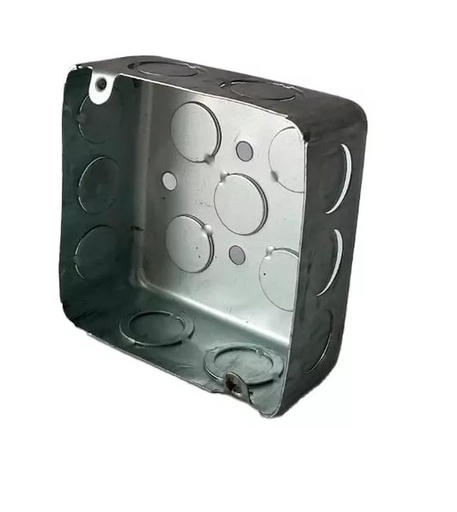 [17044] CAJA METALICA CUADRADA CHICA