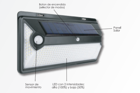 [64085] REFLECTOR SOLAR GRANDE 10W