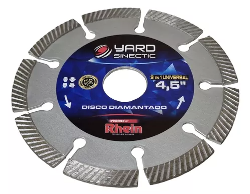 [41127] DISCO DIAMANTADO 3 EN 1 4,5" YARD