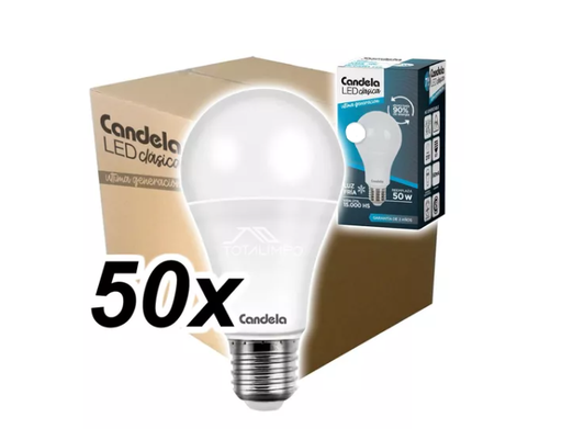 BULBO LED 7W FRIA CANDELA OFERTA BULTO X 50