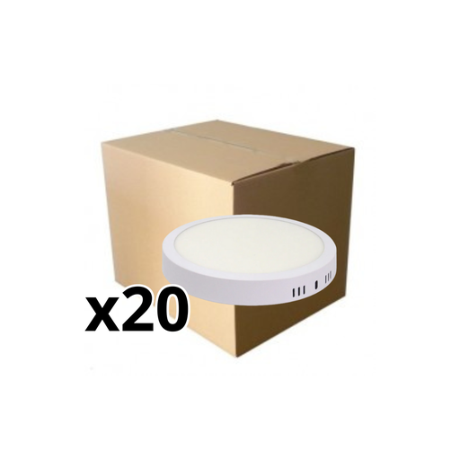 PLAFON LED CUADRADO BASE 24W CANDELA BULTO X 20