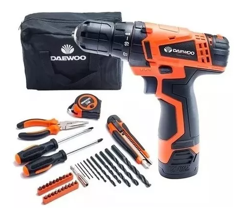 [72077] TALADRO INALAMBRICO CON ACCESORIOS 12V (DACD1210CK)