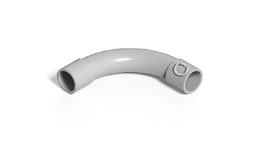 [75032] CURVA PARA TUBO SISTELECTRIC 40MM