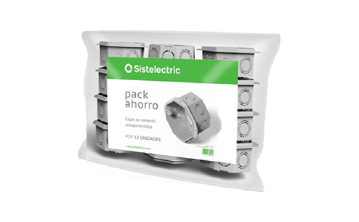 [75042] PACK AHORRO CAJAS DE EMBUTIR OCTO CHICA X12U