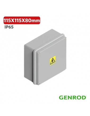 [75054] CAJA PASE IP65 115X115X80 BLANCA GENROAD