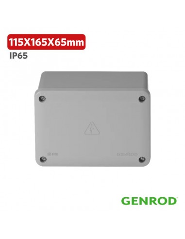 [75055] CAJA PASE IP65 115X165X65 BLANCA GENROAD