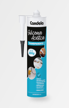 [64130] SILICONA ACETICA CANDELA 280G TRANSPARENTE