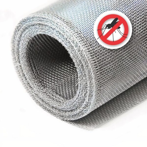 [79001] TEJIDO MOSQUITERO ALUMINIO 1,20 X 25 MTS