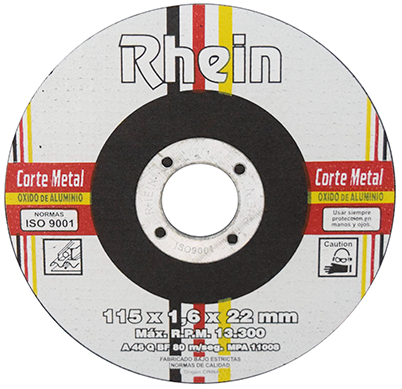 [41135] DISCO PLANO DE CORTE 4,5" X 1,0 MEGA OFERTA X 80 U