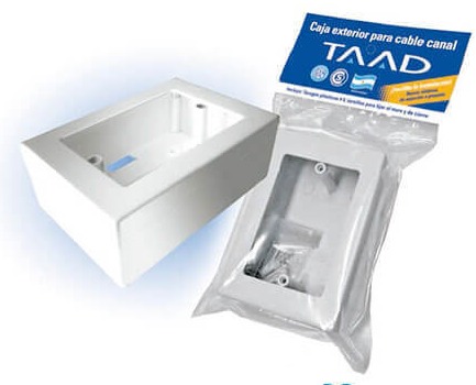 [28041] CAJA CABLE CANAL COMPLETA
