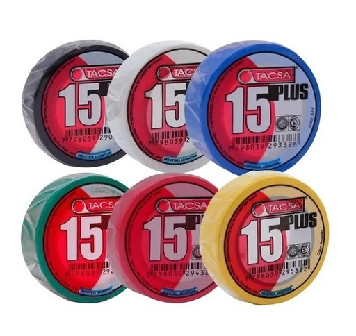 [29004] CINTA PVC TACSA 10 M COLORES